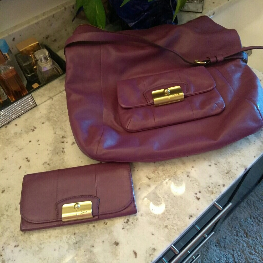 Authentic Coach Leather Satchel